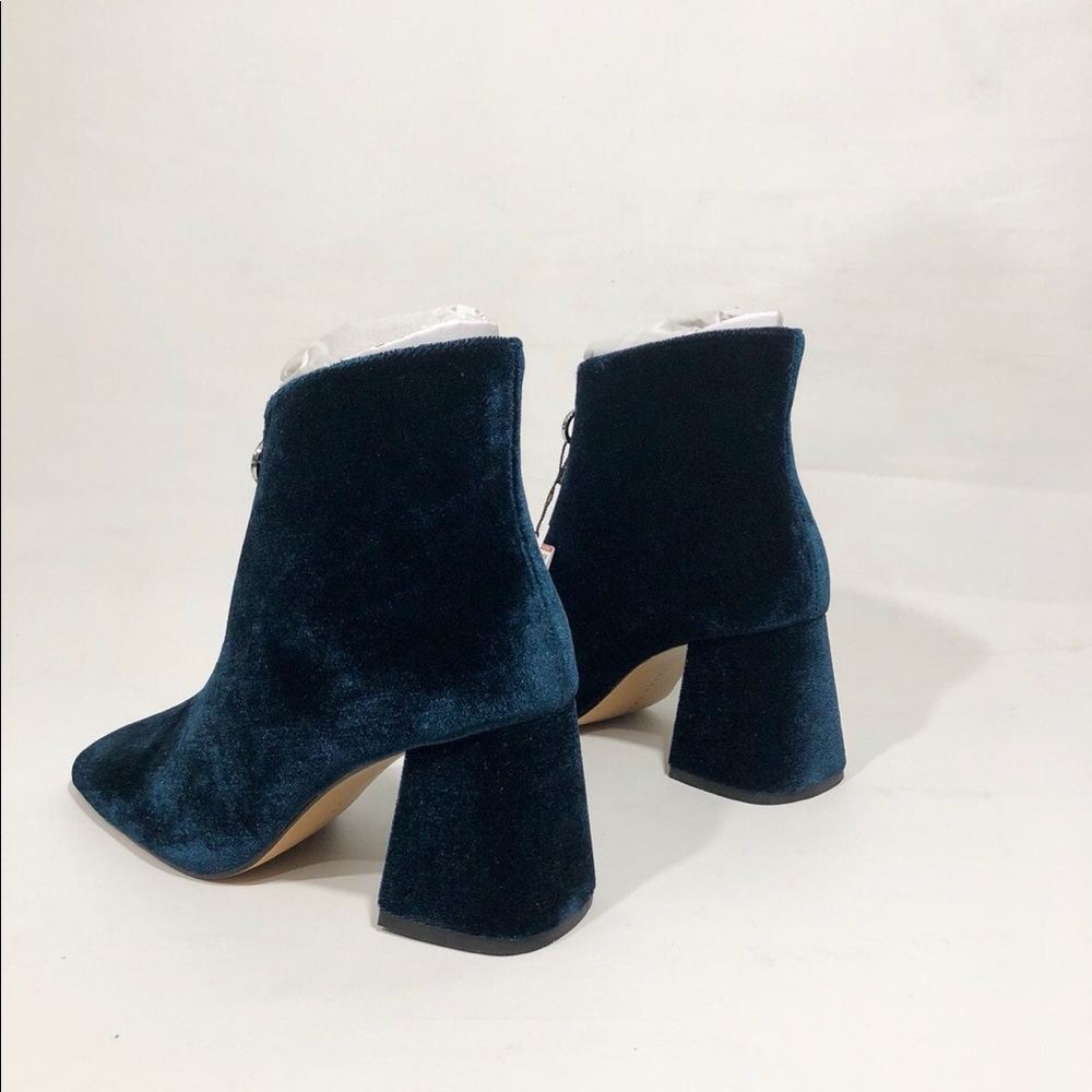 Zara royal blue velvet booties - Picture 2 of 8